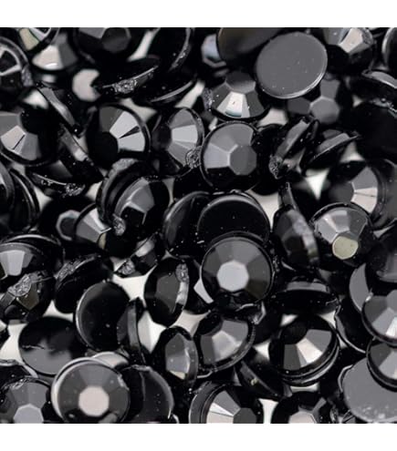 Amazon | アクリル ラインストーン (1.5mm ブラック) ネイルストーン